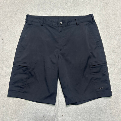 Nike Golf Shorts Mens 32 Black Cargo Performance Stretch Dri Fit | eBay