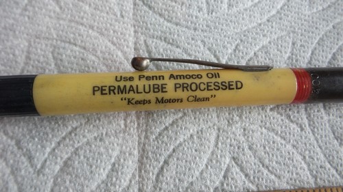 LÁPIZ MECÁNICO ADV ANTIGUO, SERVICIO AMOCO Permalube, extremo de aceite - Imagen 3 de 6
