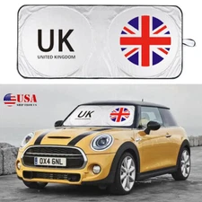 For Mini Cooper Accessories Car Windshield Sunshade Union Jack Sun Visor Cover
