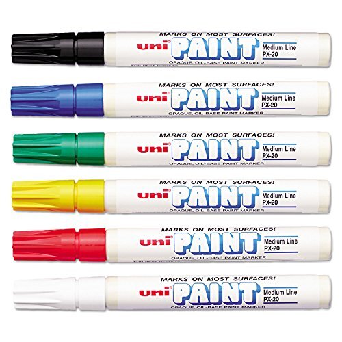 Markers Paint Oil Based Medium Point Assorted Inks Permanent and Quick Drying-image