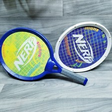 Nerf Franklin Sports 2 Player Foam Tennis Set Rackets Racquets Blue White