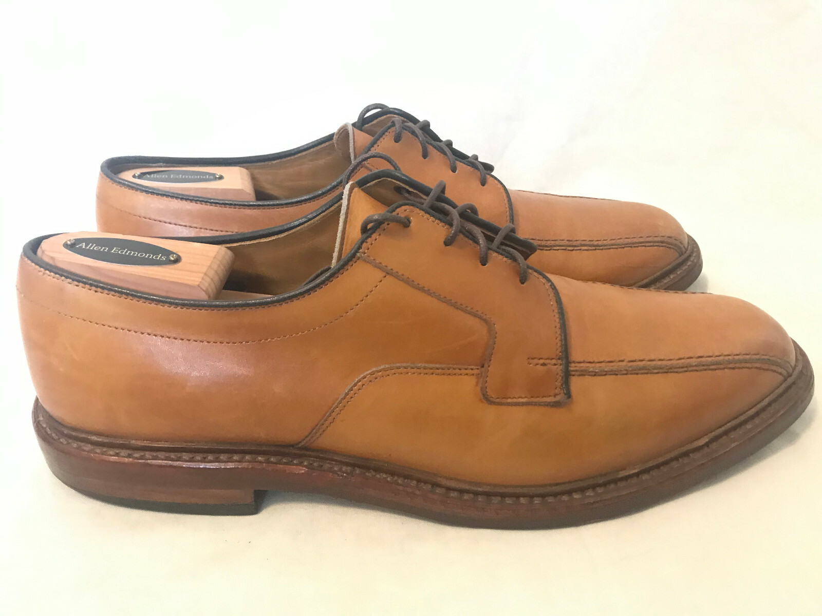 ALLEN EDMONDS Hillcrest Bicycle Toe Dress Shoes Walnut 12B Narrow eBay