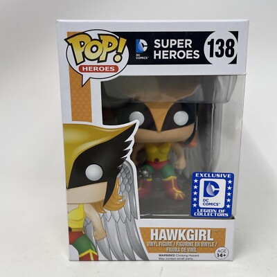 Funko Pop DC Comics Legion Of Collectors Exclusive Hawk Girl #138