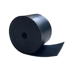 Solid Rubber Sheet Roll 1/16-in Thick x 2-in Wide x 10-ft Long Anti-Slip