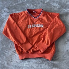 VTG Clemson Tigers Nike Center Swoosh Pullover Embroidered Logo Kids Small 4-6 