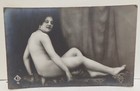 VINTAGE CIRCA 1910 NUDE WOMAN REAL PHOTO POSTCARD CB # 4G 3 3/8 X 5 3/8