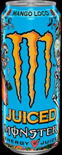 MONSTER ENERGY JUICED MANGO LOCO - ENERGY DRINK - 500ML CAN - COLLECTORS RARE