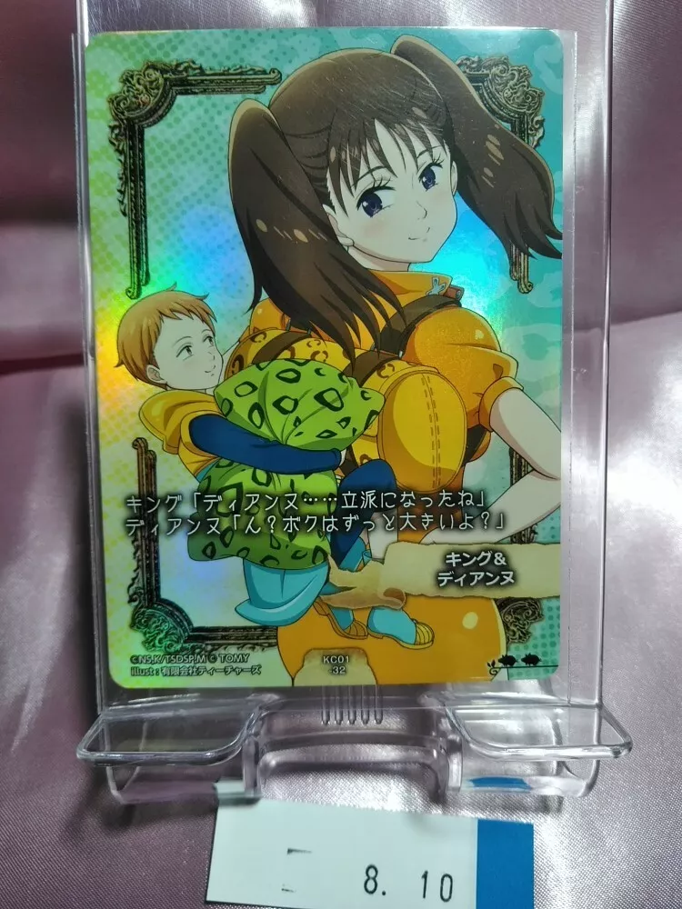 The Seven Deadly Sins Card Japanese Anime Manga Nanatsu No Taizai King  Diane 810