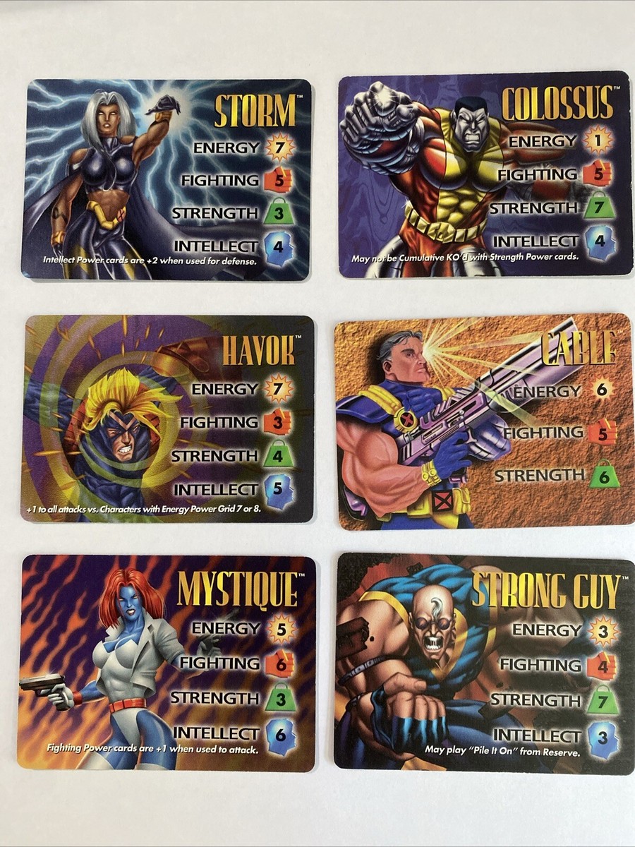6) 1995 MARVEL OVERPOWER COLLECTABLE CARD GAME 6) 1995 MARVEL OVERPOWER COLLECTABLE CARD GAME