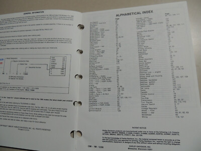 Parts catalog 1984-1986 Harley-Davidson FXR Super Glide Sport