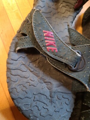 【デッドストック】90's NIKE slides / ACG Deschutz Vintage Nike ACG Air Deschutz Sandals Men's 9.5 Black And