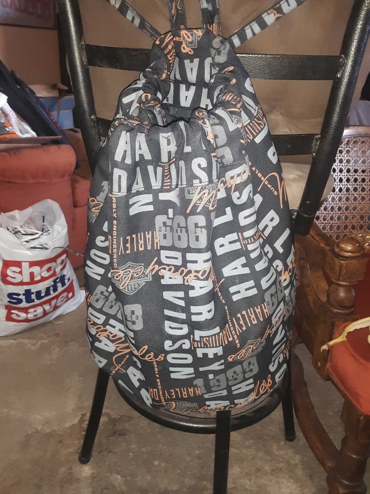 HARLEY DAVIDSON CANVAS BACKPACKKOOL UNIQUE PATTERN… Gem