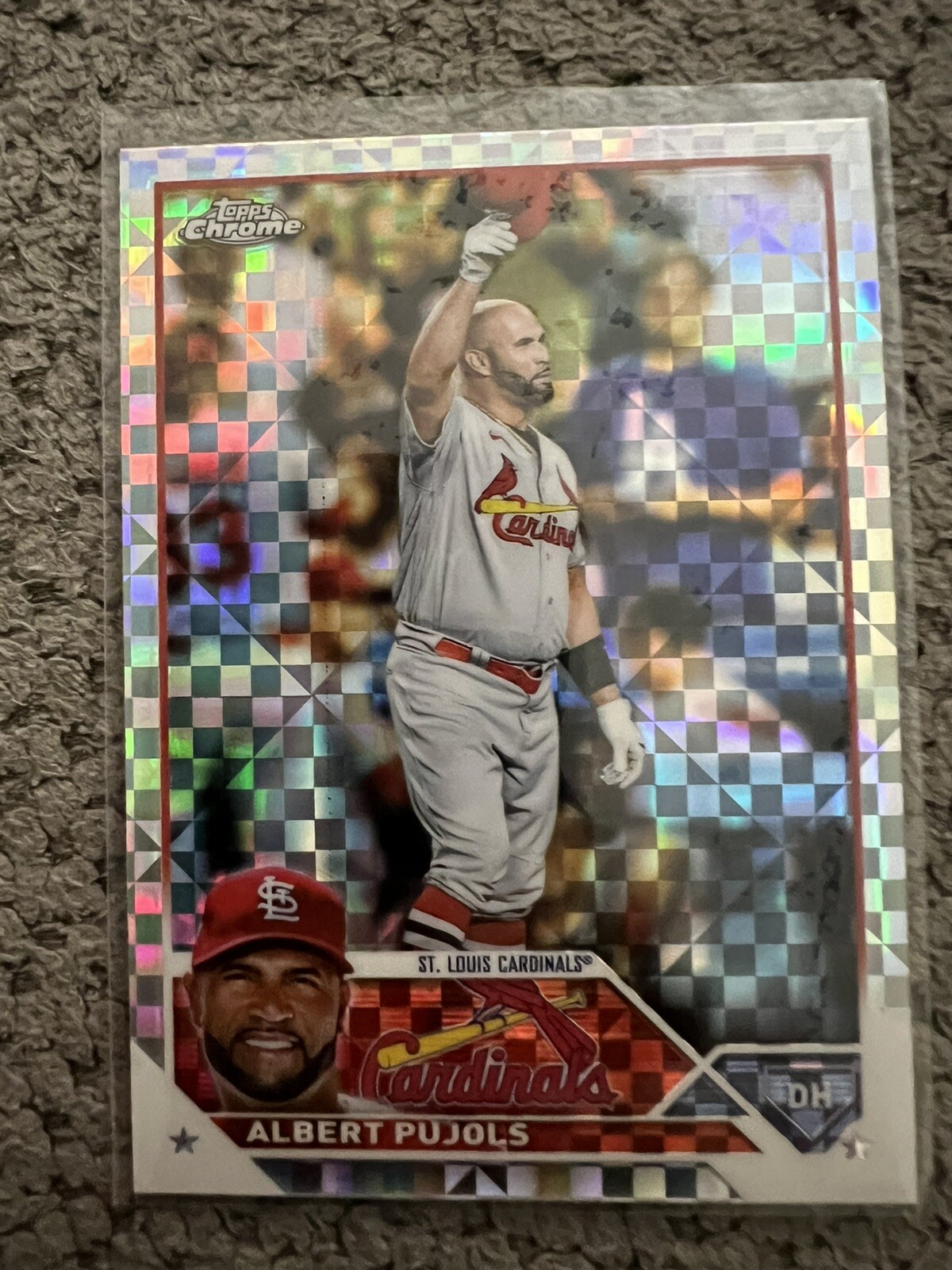 2023 Topps Chrome - X-Fractor #143 Albert Pujols
