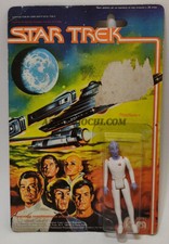 MEGO STAR TREK RIGELLIAN FIGURE VINTAGE 79 STRAINS RATS ITALIAN BOX MOC VERY RARE