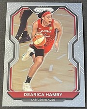 2021 Panini Prizm WNBA DEARICA HAMBY Las Vegas Aces BASE CARD #43