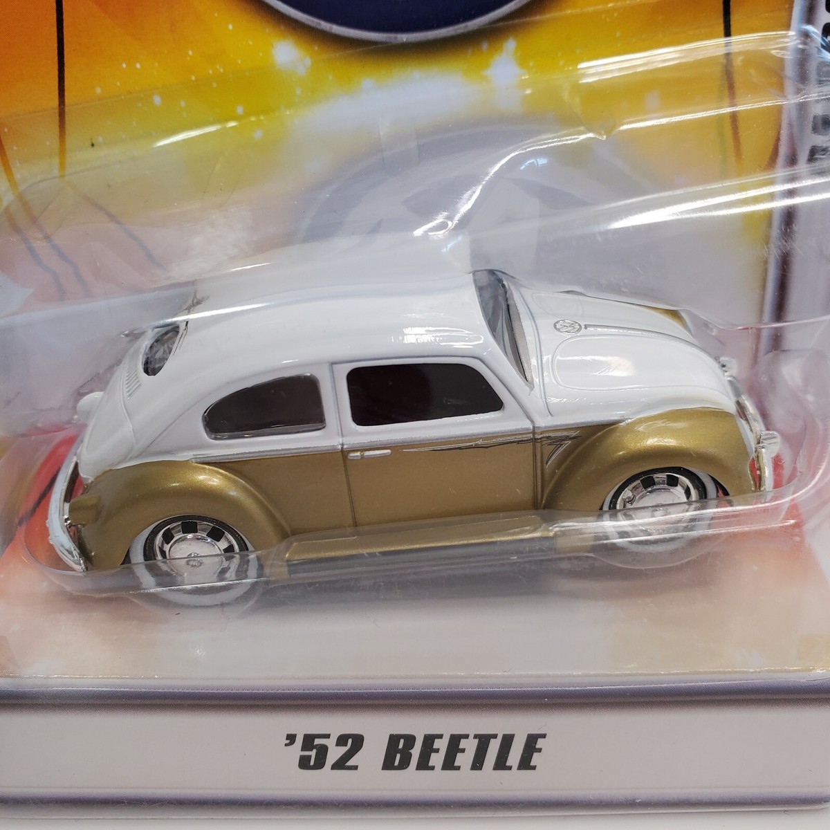 Hot Wheels VW Rat Rods 1952 Beetle Gold White 1/50 HTF | eBay
