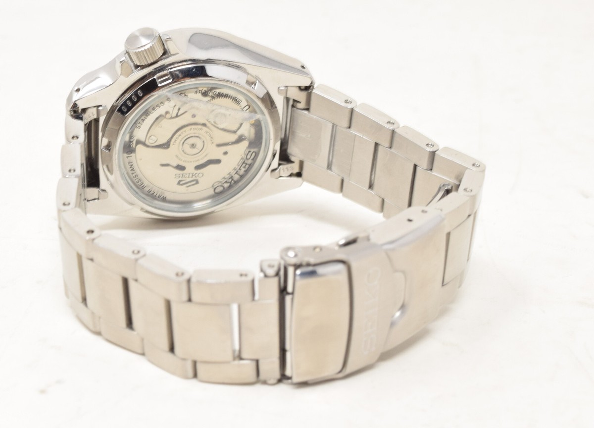 Seiko Stainless Steel Watch 4R36-08L0 24 Jewels Automatic | eBay