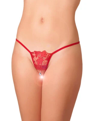 NOIRSATINE Sexy Lingerie Femme String Ouvert Fendu S M L XL XXL Neuf Made in Europe