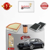 Wartungsset 3 Filter Und ÖL FüR BMW Serie 7 G11 730 183KW 249PS Ab 2015