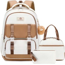 AO ALI VICTORY School Backpack for Girls Women 15.6 Inch Laptop Backpacks Col...