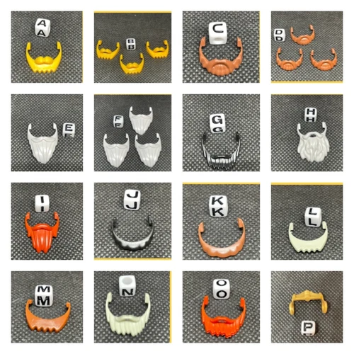 Playmobil Beards Santa Earrings Headset Sunglasses Bandana Collars Scarf Lapels