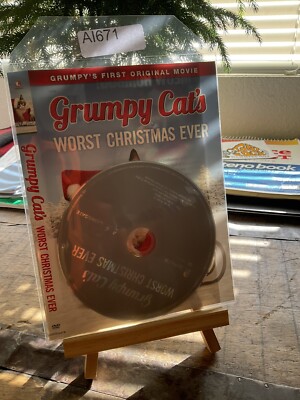 Grumpy Cat's Worst Christmas Ever (DVD, 2014) NO CASE#AI671