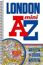 London Mini Street Atlas (A-Z Street Atlas) - Spiral-bound - GOOD