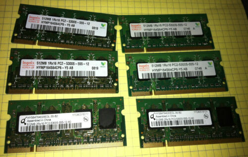 Barrette Mémoire HYNIX PC2700S-25330 256MB DDR HYMD532M646CP6-J AA - Foto 8