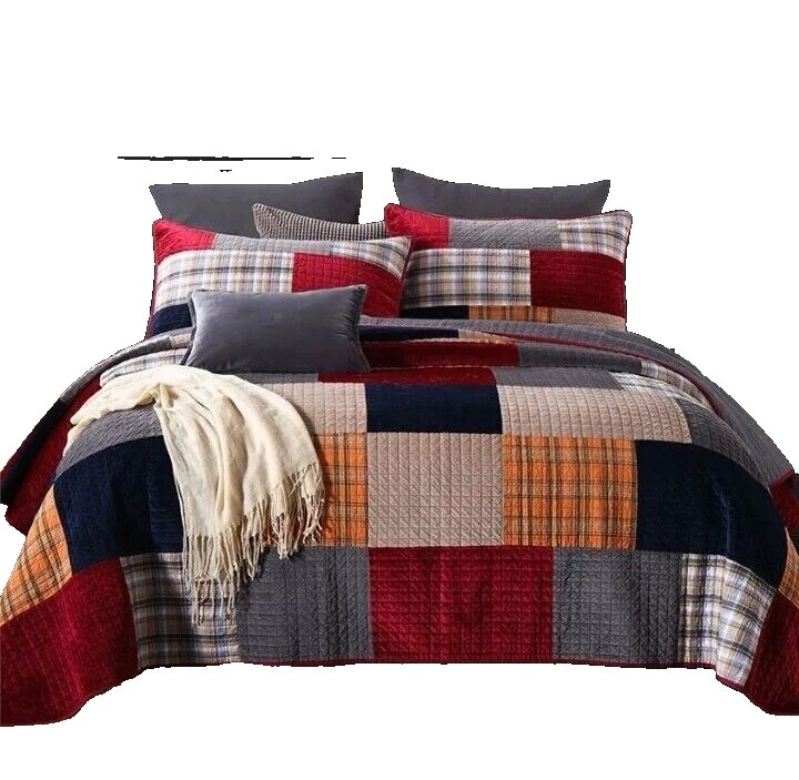 Patchwork Velvet Quilts, Bedspreads & Coverlets