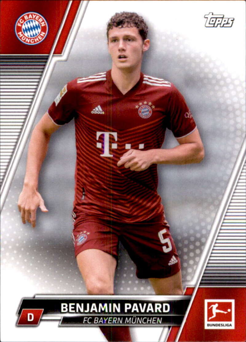 2021-22 Topps Bundesliga #159 Benjamin Pavard FC BAYERN