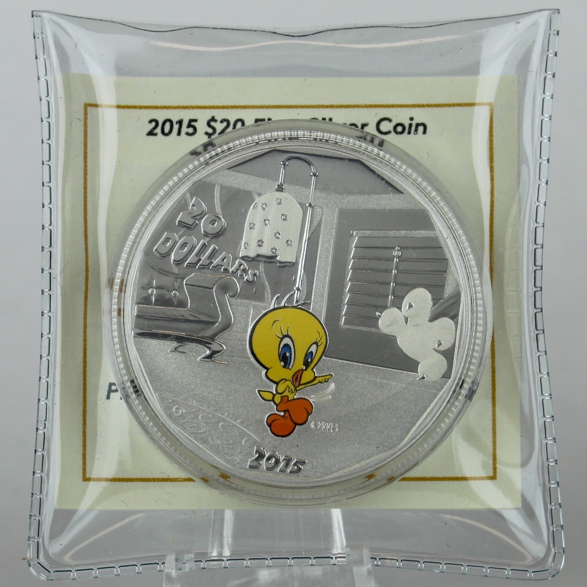 Canada 2015 $20 Tweety Bird Looney Tunes 1 oz. 99.99% Pure Silver
