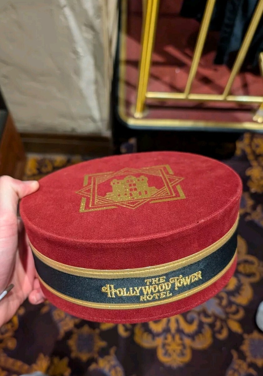 NEW! 💥Tower Of Terror Hollywood Tower Hotel Bellhop Hat Walt Disney World  Parks