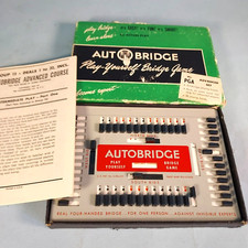 Bridge Game Auto Play Yourself by Actual Play Vintage 1950's with Charles Goren