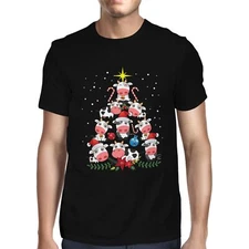 1Tee Mens Cow Tree - Christmas Tree Made of Cute Cows T-Shirt