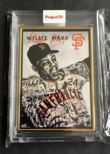 Topps Project 70 | Willie Mays | 1/1 Gold Frame | No. 741 | Lauren Taylor