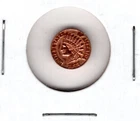1877 Miniature Indian Head Cent, NOVELTY COIN, Uncirculated