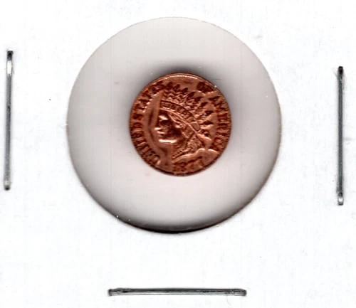 1877 Miniature Indian Head Cent, NOVELTY COIN, Uncirculated