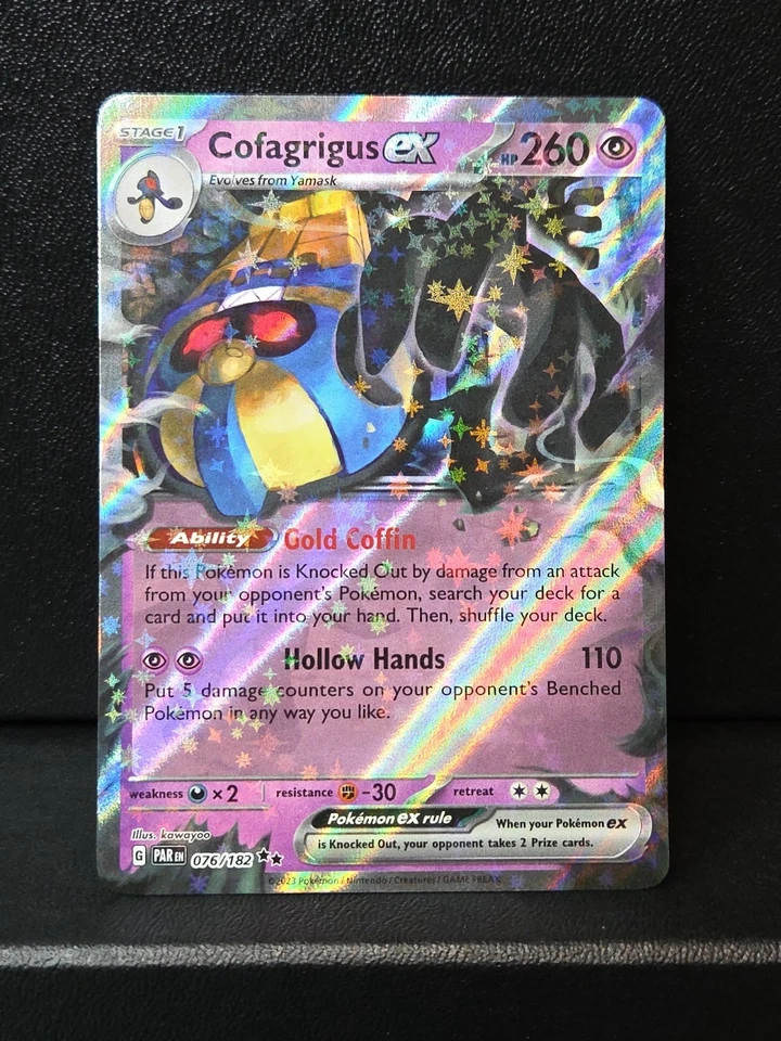 Cofagrigus ex 076/182 SV04: Paradox Rift Holo - Image 2 of 2