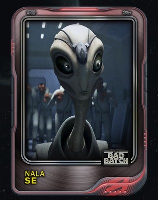 TOPPS STAR WARS CARD TRADER 2025 SERIES 3 TIER 10 BASE RED 3CC NALA SE