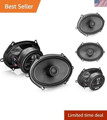 Meso 5x7 300 Watt 2-Way  Coaxial Car Speakers, Pair