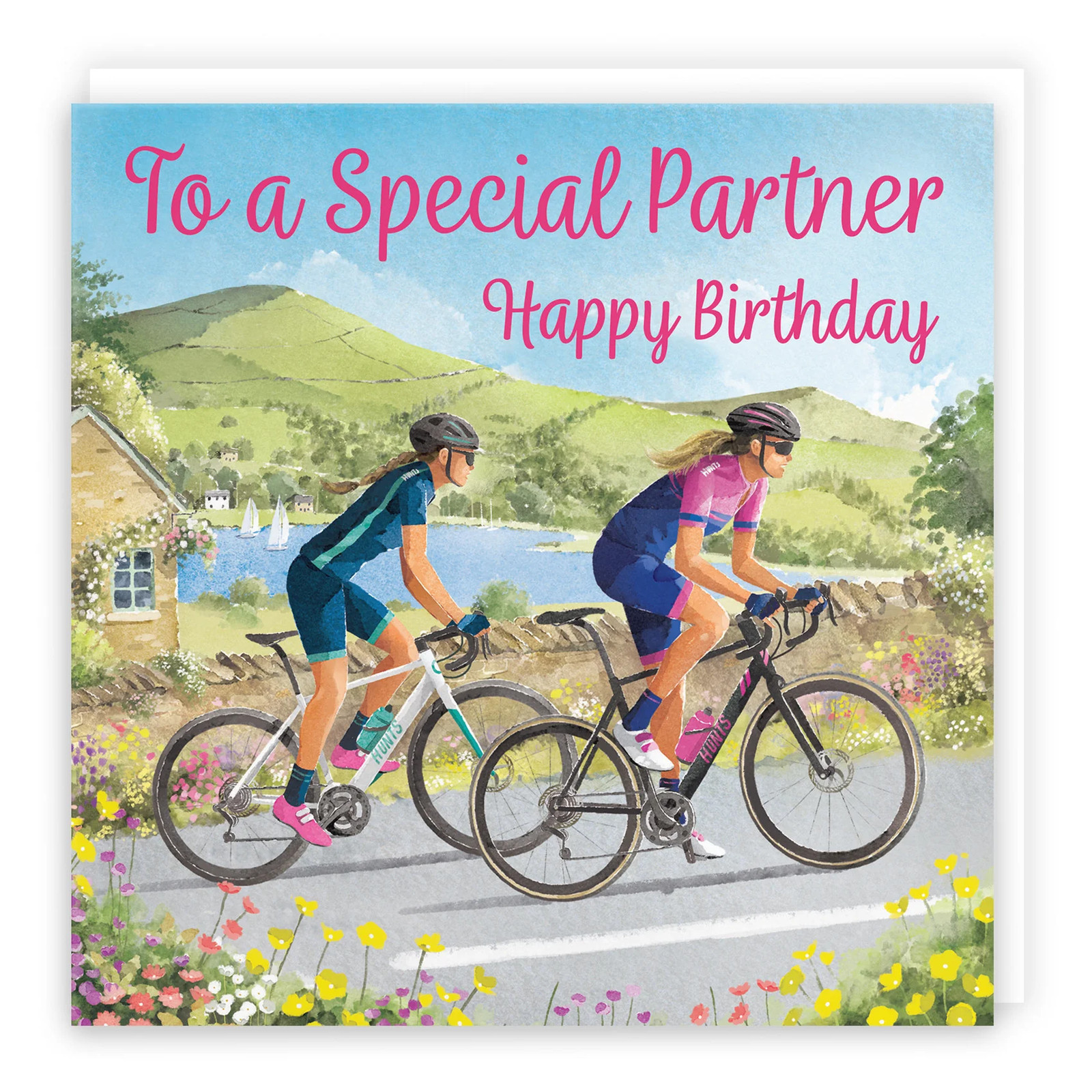 Partner Cycling Birthday Card Milo's Gallery