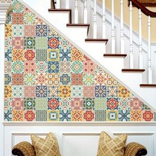 Moroccan Style Bohemia Wall Decals Wallpaper DIY Vinyl Flooring Stick