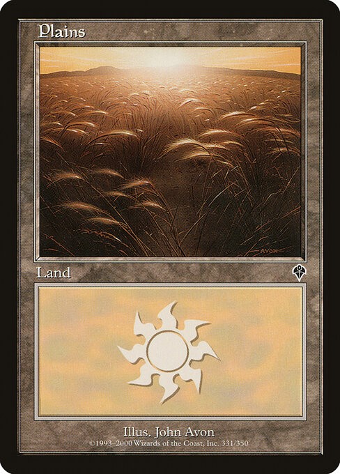 Plains NonFoil Invasion 331 NM MTG