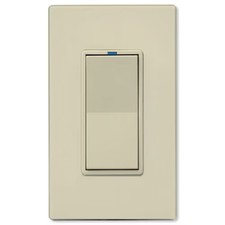 PCS PulseWorx UPB Auxiliary/Remote Dimmer Wall Switch, Almond (RWS-A)