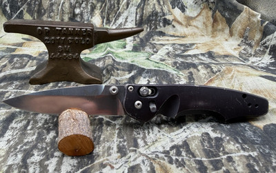 Benchmade 470 Emmisary Knife Discontinued Just Serviced At Benchmade