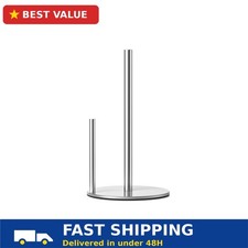 Paper Towel Holder Stainless Steel Free Standing Kitchen Roll Organizer
