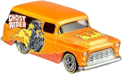 Hot Wheels Marvel Ghost Rider '55 Chevy Panel Orange