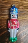 Vintage Christmas Nutcracker Mercury Glass Ornament Germany 4  3/4" — photo 1