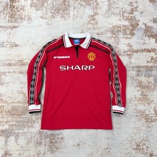 MANCHESTER UNITED VINTAGE FULL SLEEVES JERSEY men size M