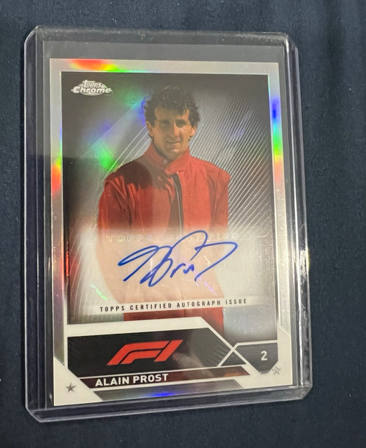 2023 Topps Chrome F1 Alain Prost Autograph Auto #CAC-AP Formula 1 Legend